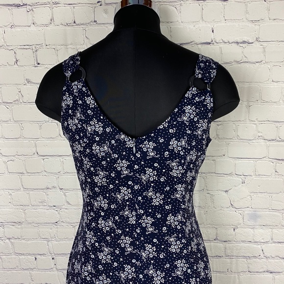 Vintage dark blue dress - Picture 5 of 6